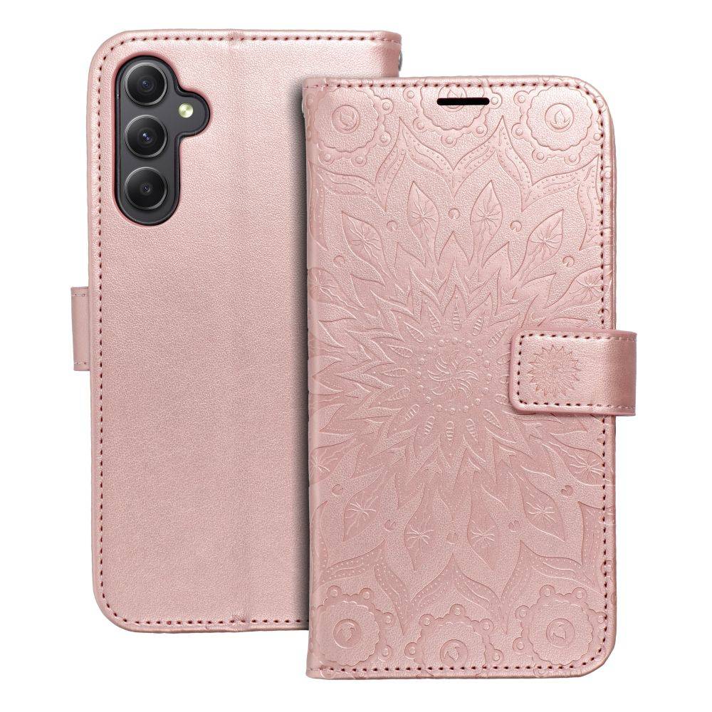 Etui Mezzo Book Do Samsung A34 5G Mandala Złoty Róż