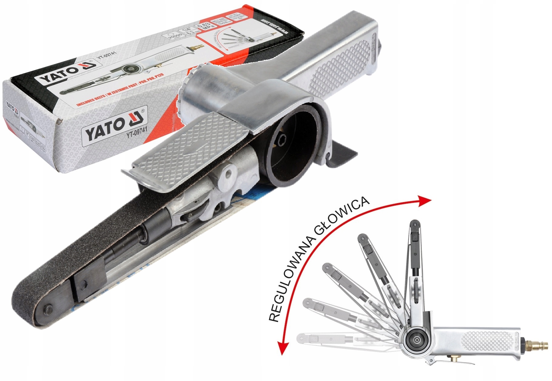 

Szlifierka Pneumatyczna Taśmowa Yato YT-09742