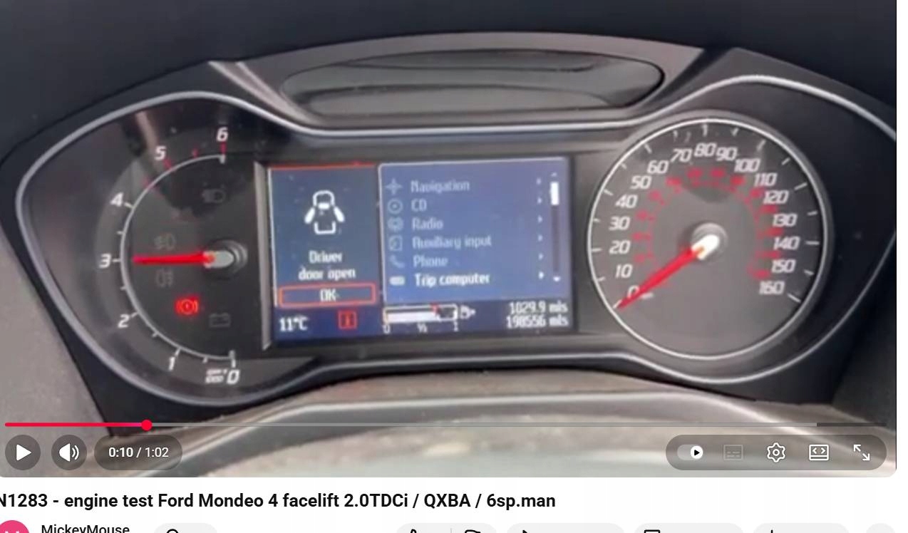 dials Ford Mondeo 4 facelift 2013 CS7T-10849-XE