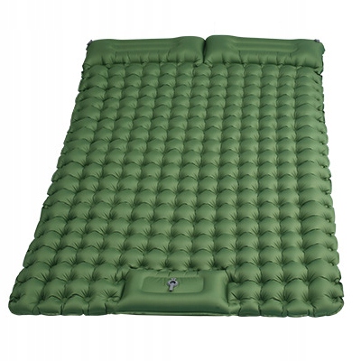 Dvouosobová samonafukovací podložka na spaní pro kempování ultralehká kempingová matrace s polštářem