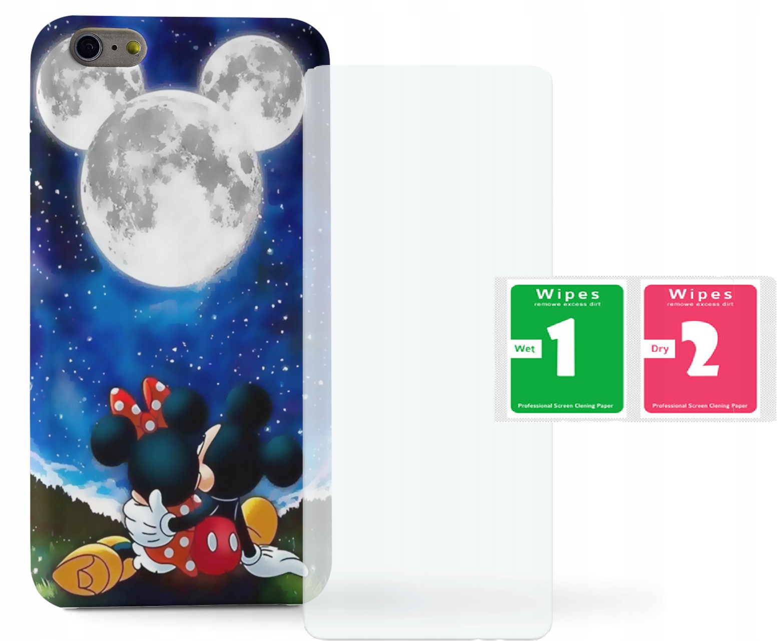 

Case Etui do Iphone 12 12 Pro Myszka Miki+szkł