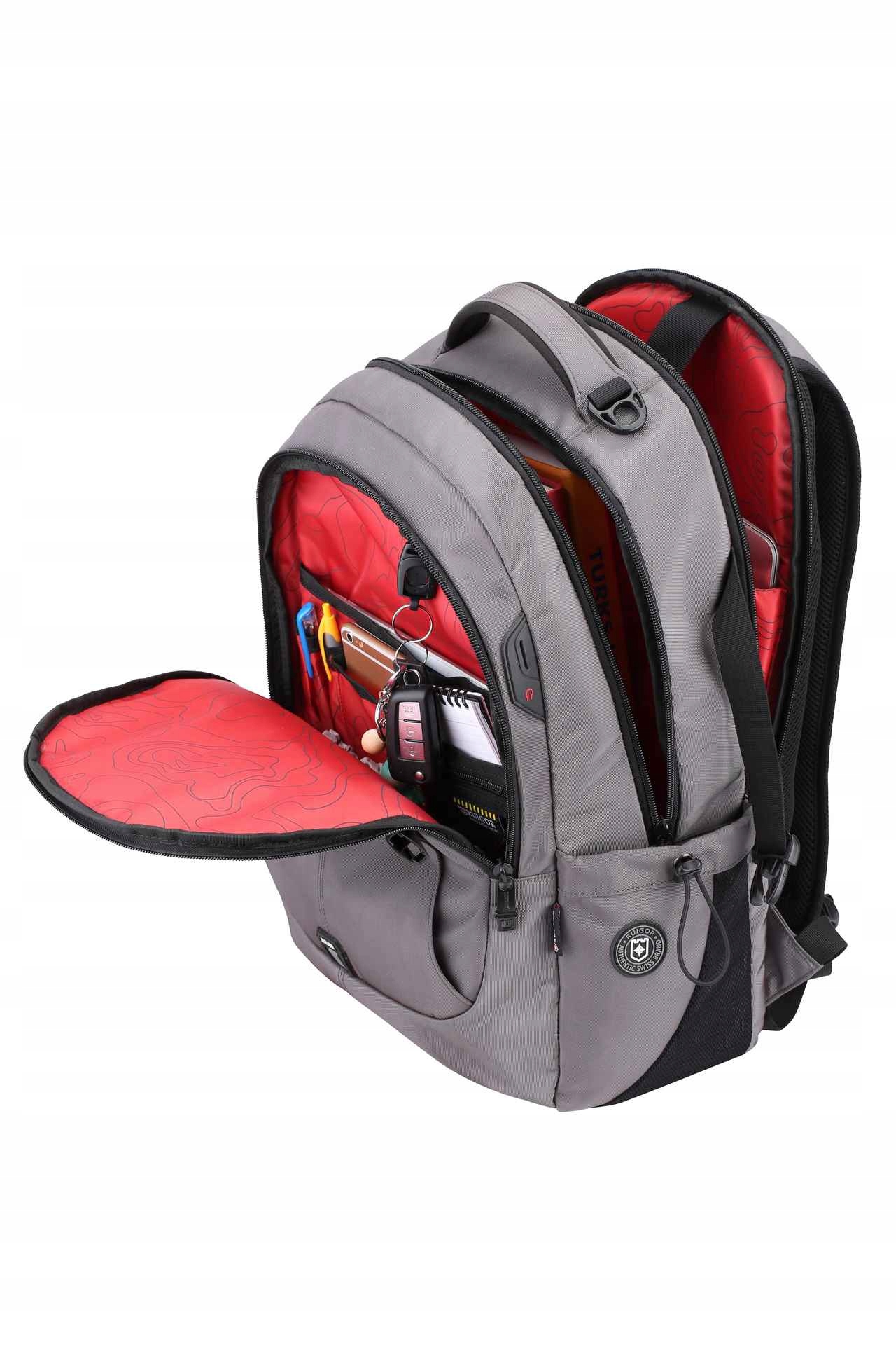 PLECAK SWISS RUIGOR SZARY 15,6" Marka inna