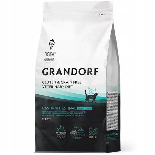 Grandorf Vet Cat Turkey Gastrointestinal Moderate Calorie 2kg