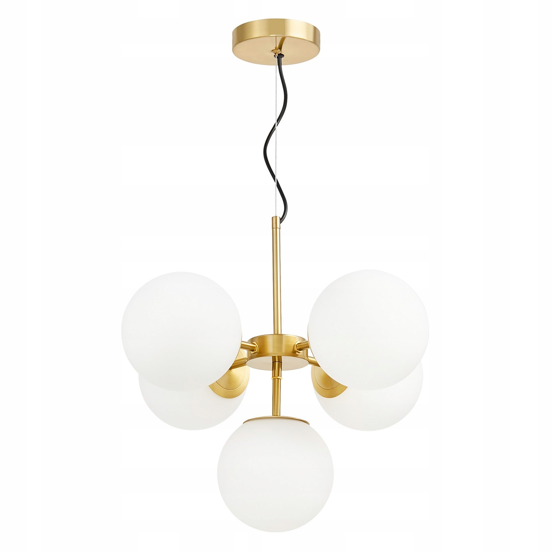 Lampa wisząca Złoto Szczotkowane Stelvio W5 do Salonu Sypialni Led 5xE27