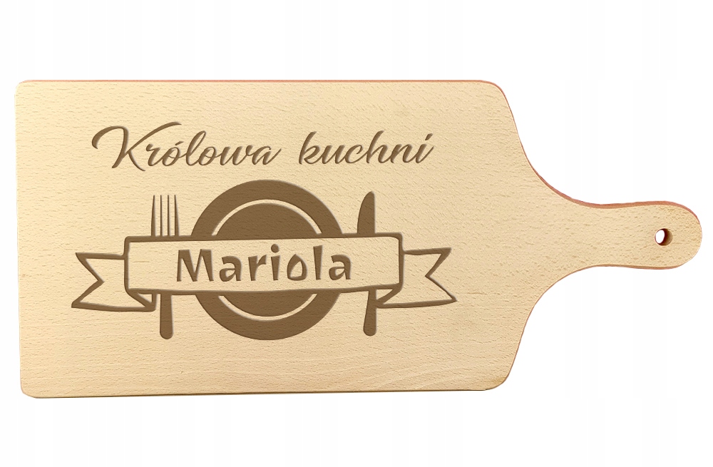 

Deska drewniana dla kobiety mamy cioci