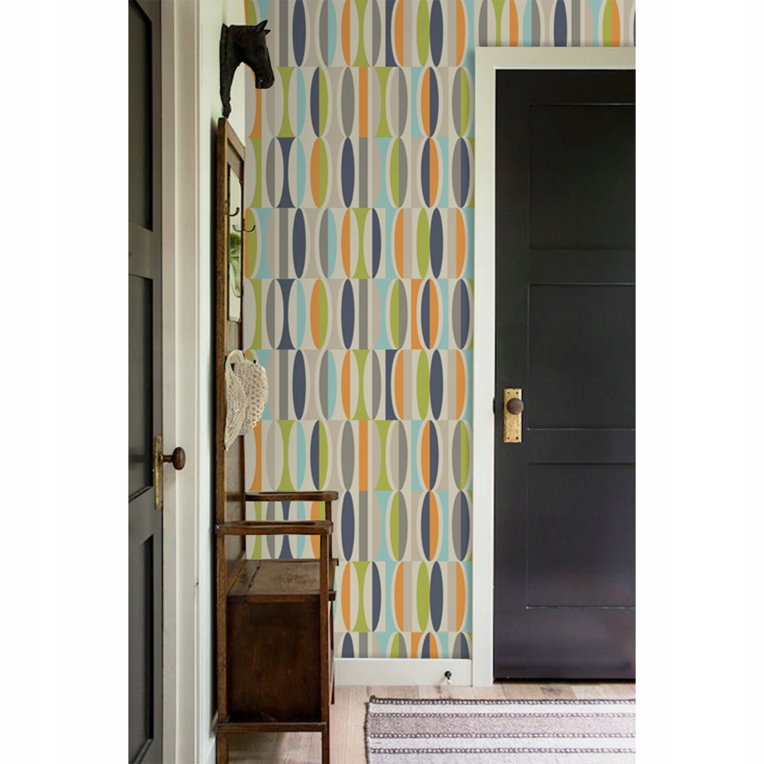 

Flizelina tapeta Retro wzór 416x254 cm klej gratis
