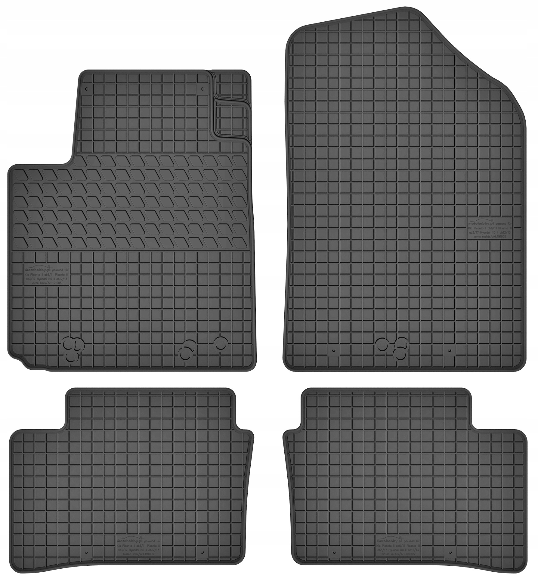 

Hyundai i10 2013-2019 Dywaniki samochodowe