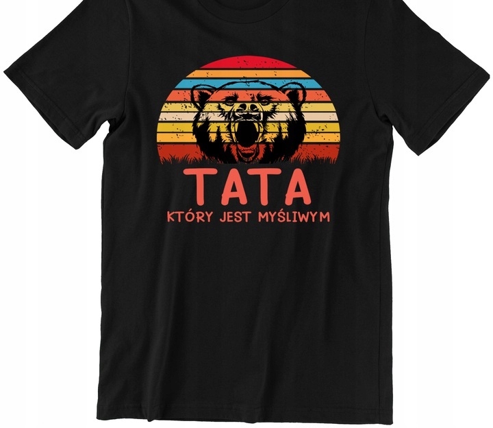 T-SHIRT KOSZULKA MĘSKA PREZENT TATA MYŚLIWY Rodzaj gadżetu filmowy gamingowy muzyczny książkowy, komiksowy