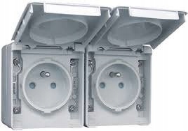 EFAPEL WATERPROOF48 GNIAZDO NT IP65 SZARY 48867KCZ