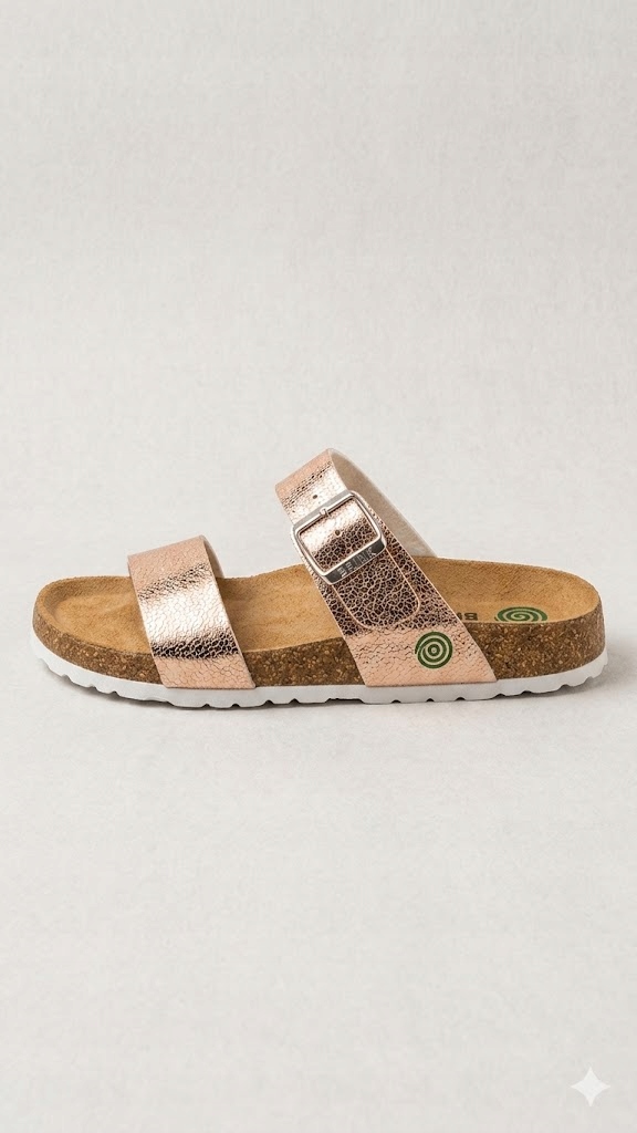 Birkenmann Nazouváky Casual Zlatý Metalický Efekt 42 6GA