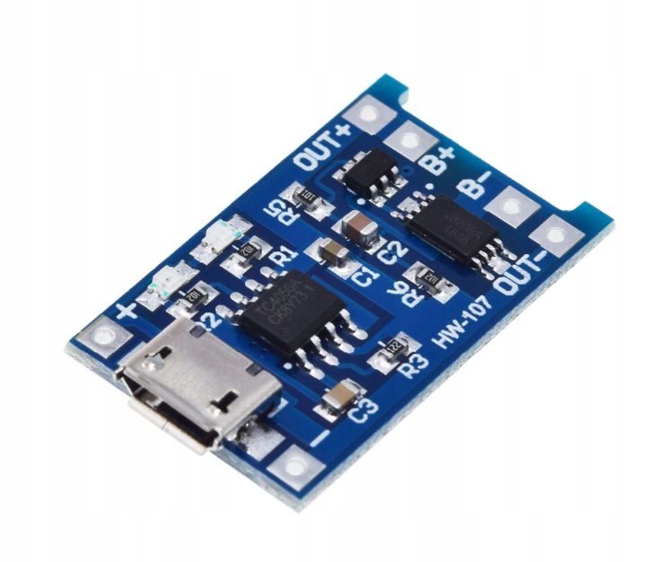 Ładowarka TP4056 Micro USB kontrola ładowania Rodzaj ładowarka