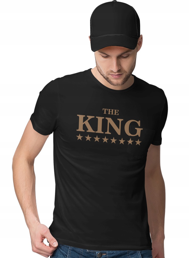 T-SHIRT MĘSKI PREZENT DLA CHŁOPAKA MĘŻA KING KRÓL Marka inna