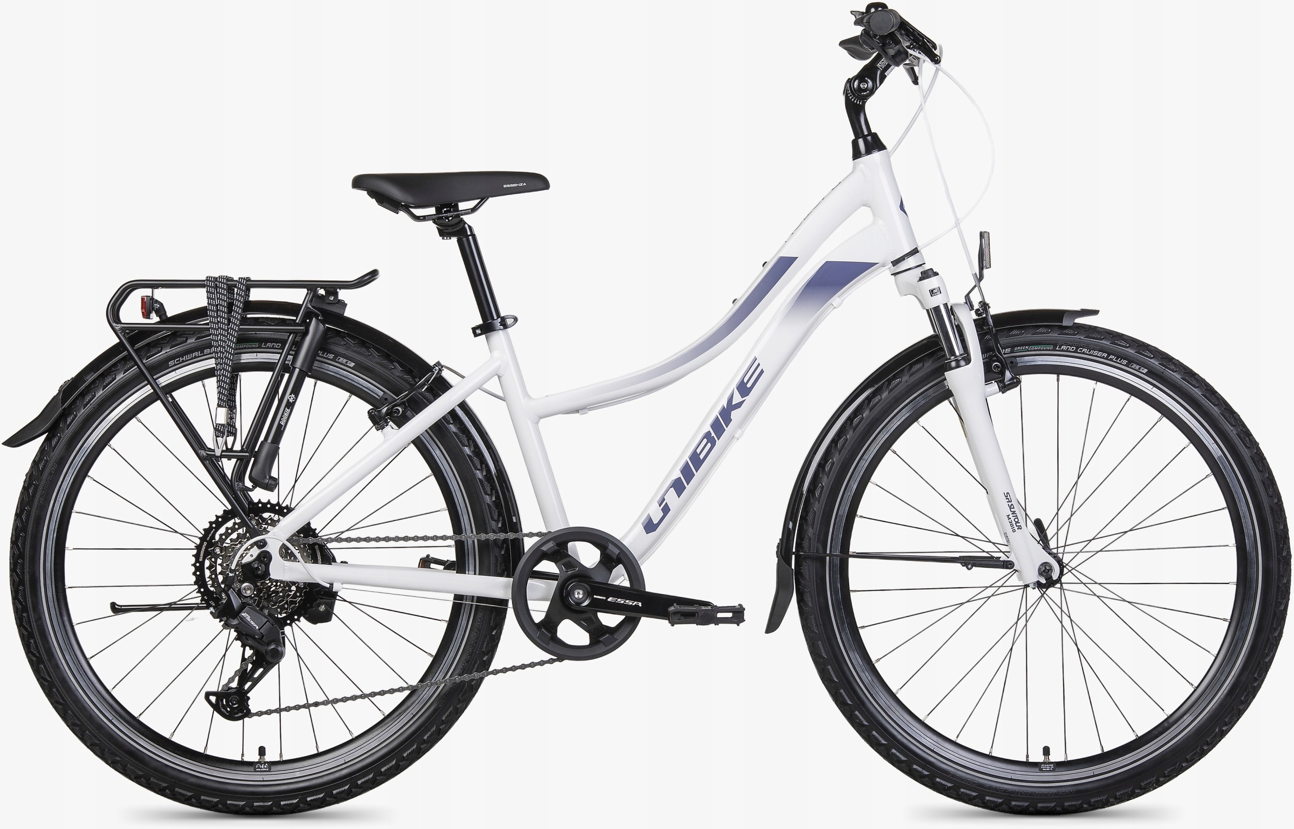 Rower Górski Mtb Dziewczęcy Unibike Emotion 26 15 cali Bagażnik Błotniki