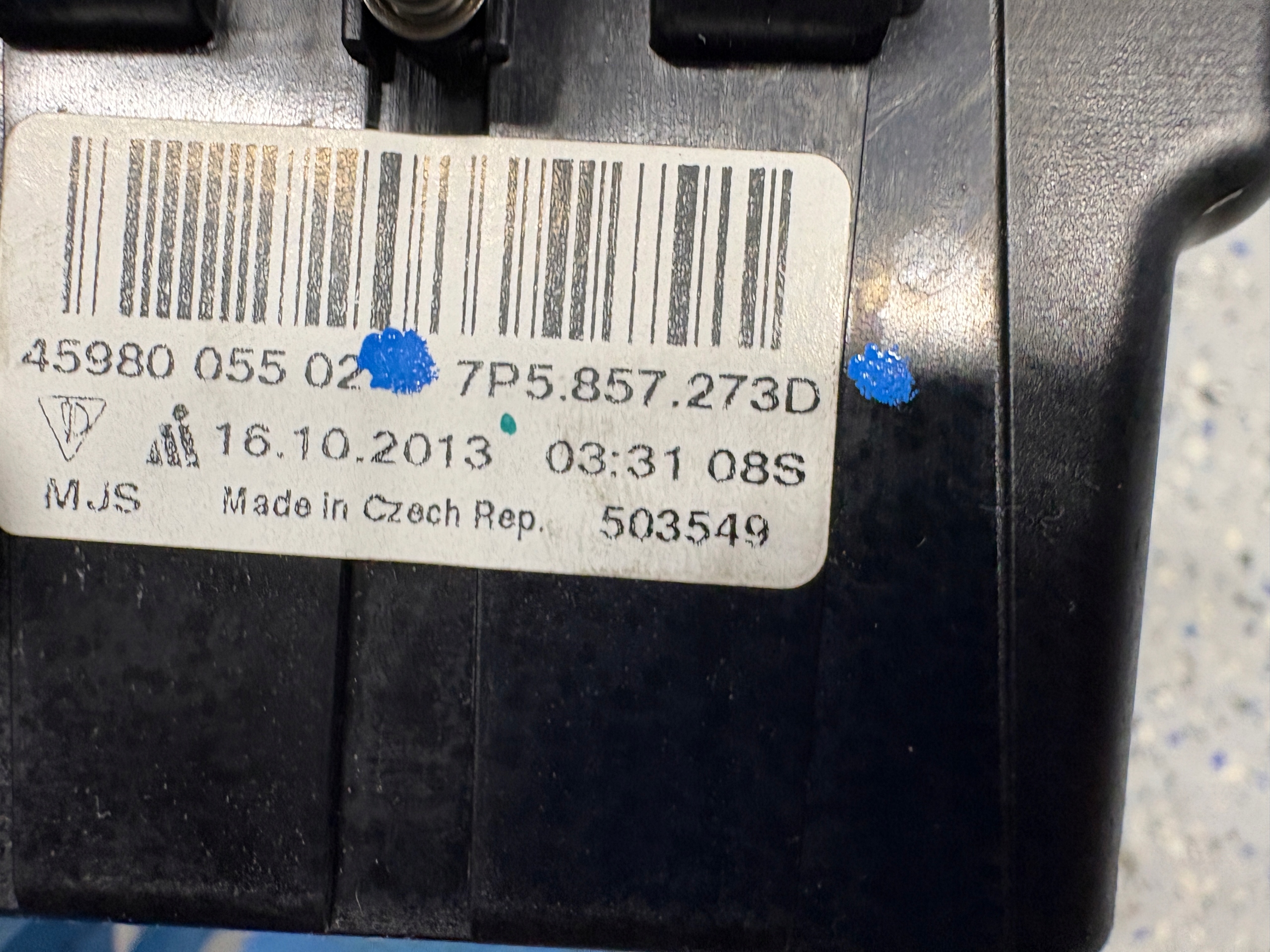 PORSCHE CAYENNE 7P Blende Abdeckung DEKOR RAHMEN Schalt getriebe 7P5857273D