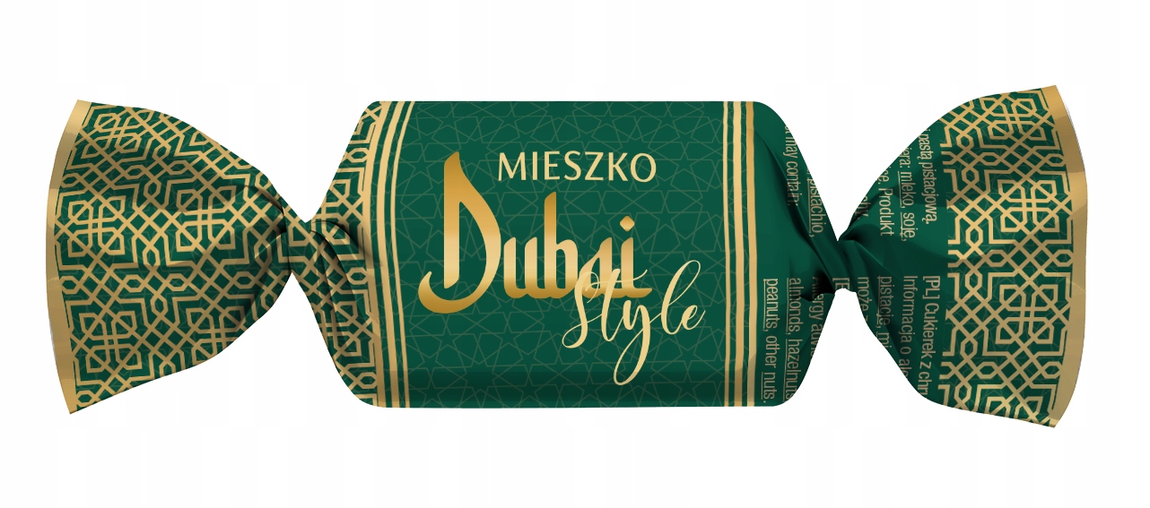 Levně Mieszko Bonbóny Dubai Style Pistácie 1 kg