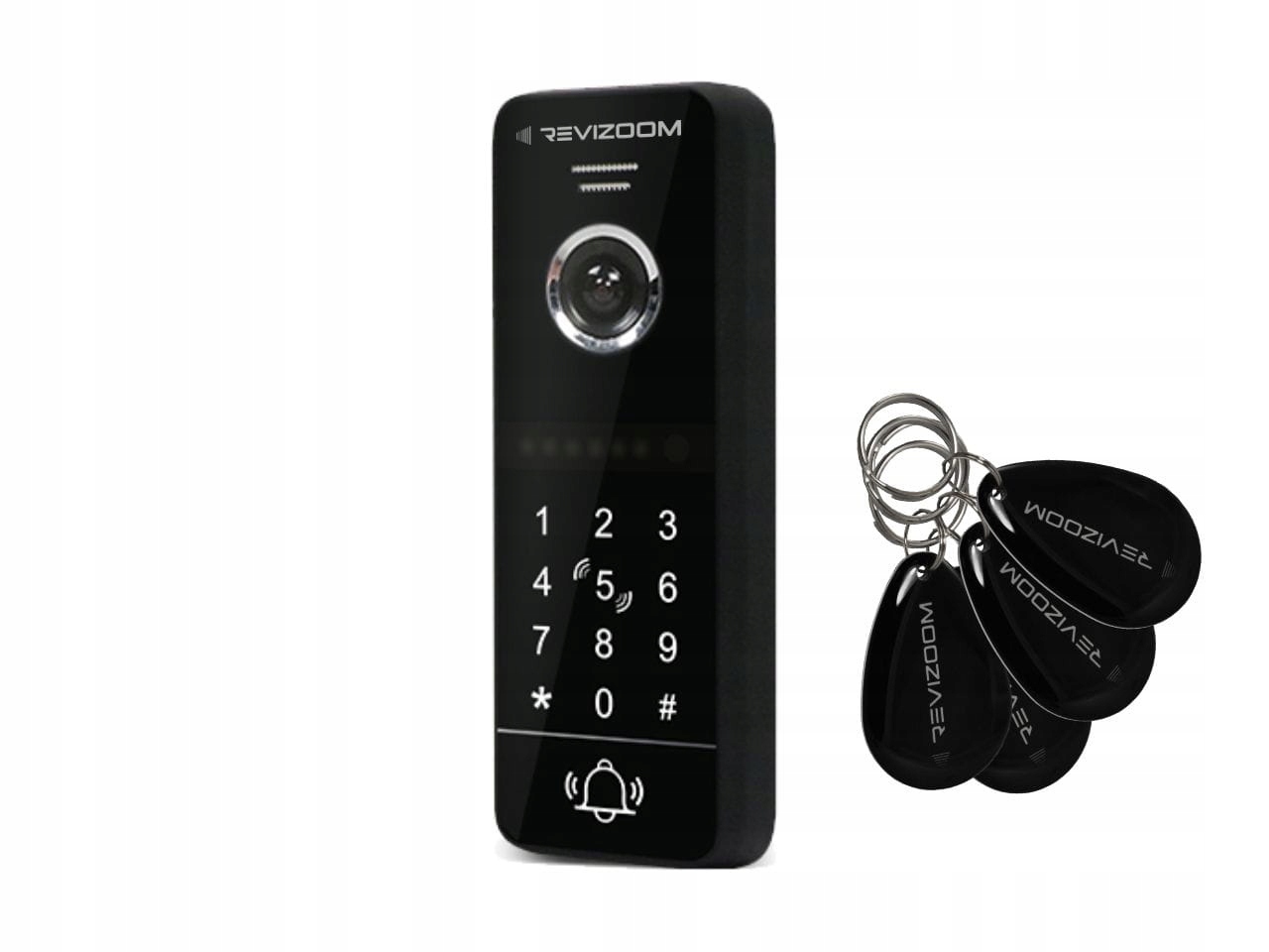ZESTAW WIDEODOMOFON REVIZOOM MONITOR 10" STACJA BRAMOWA SZYFRATOR APKA WIFI Typ domofonu Przewodowy Wi-Fi