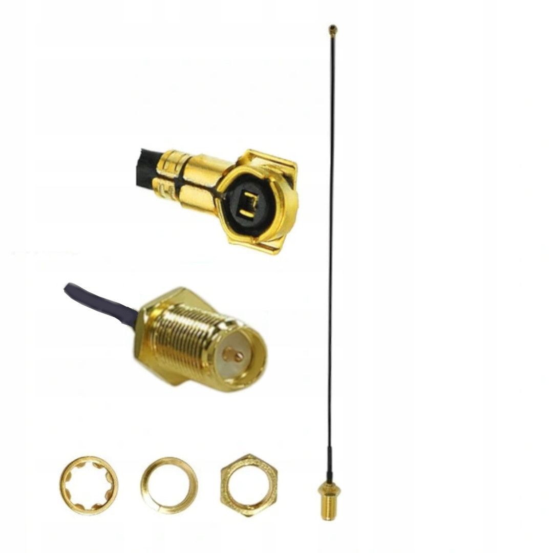 

Pigtail MHF4 wtyk żeński Smarp gniazdo 0,81mm 1 m