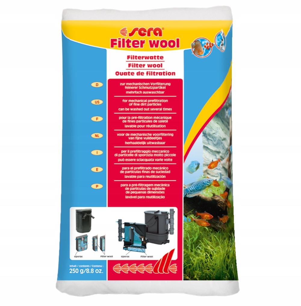 

Sera Filter Wool wata filtrująca filtracyjna 250 g