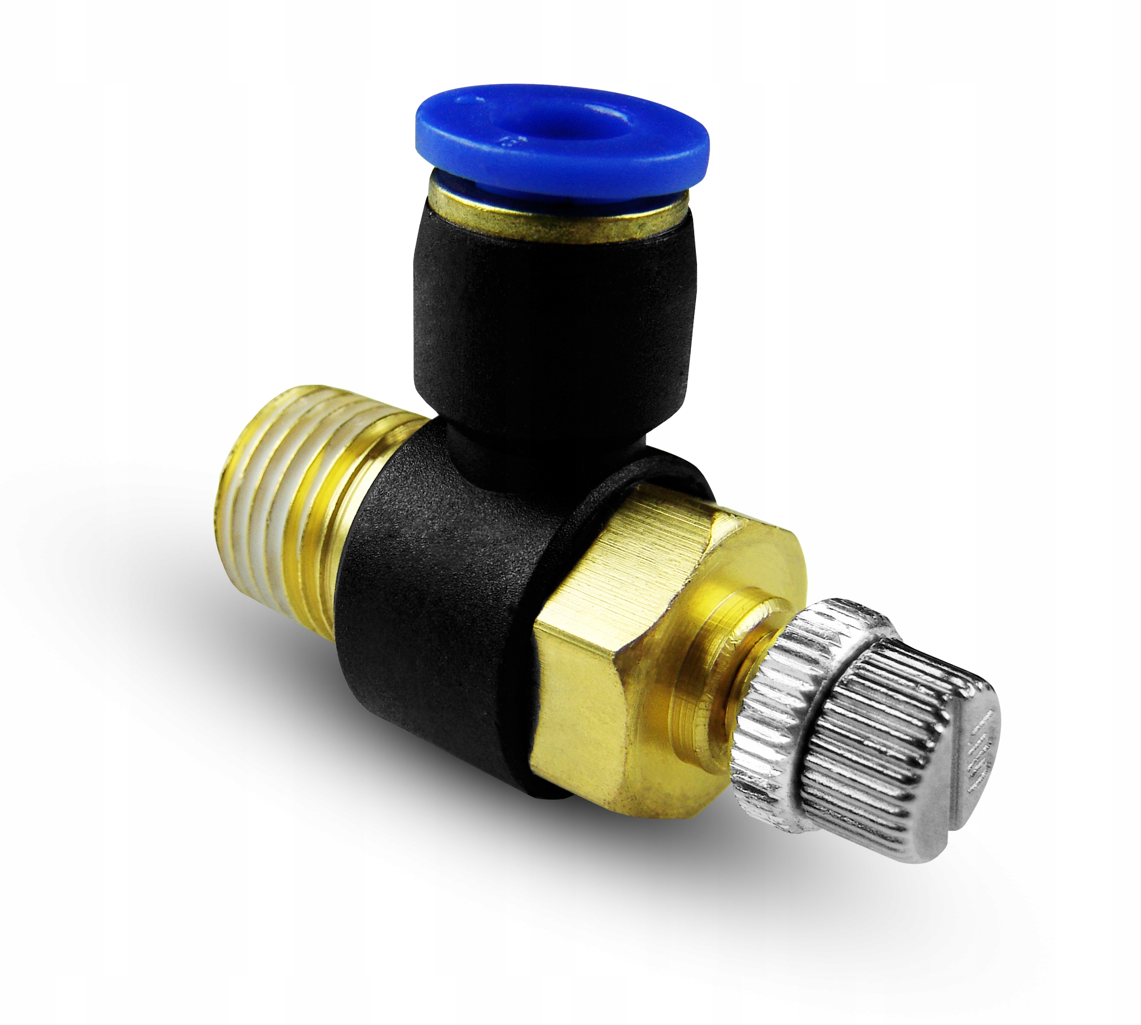 

dławik zawór precyzyjny 1/8 cala 6MM wtykowy auto