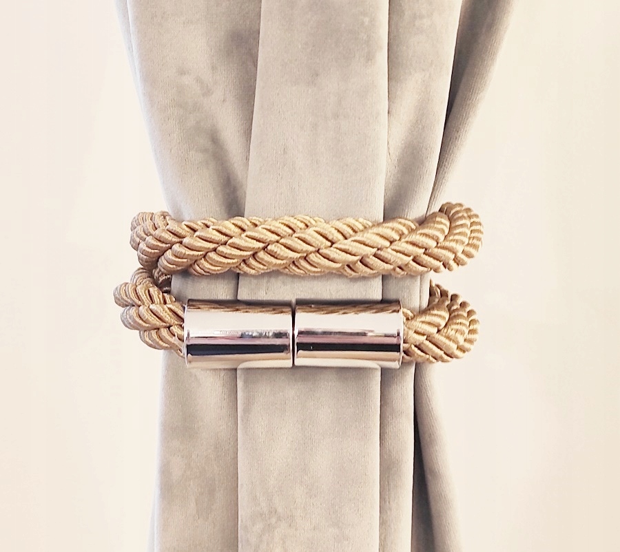 

Klamra Na Magnes Upięcie Sznur Do Firan Złota Boho