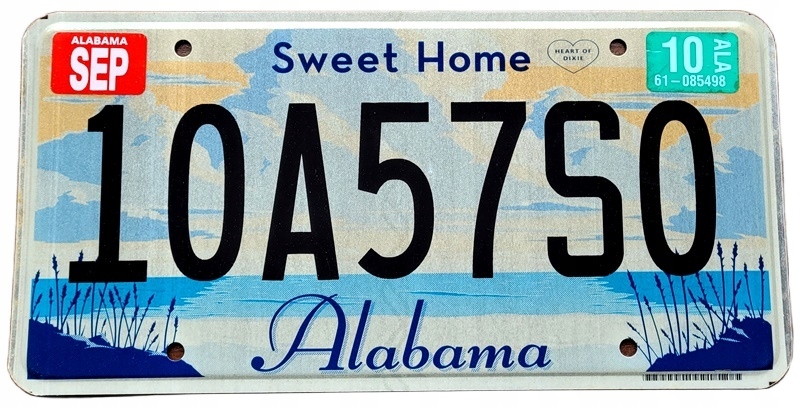 Sweet Home Alabama - tablica z USA dla kolekcjonera