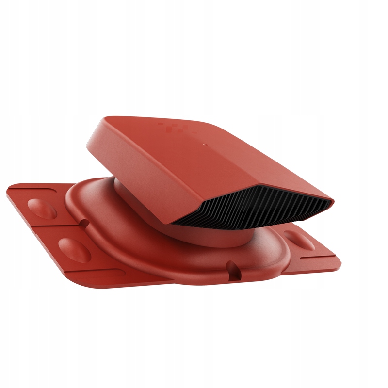 Větrací Ventilátor Univerzální Základna Červený 3009