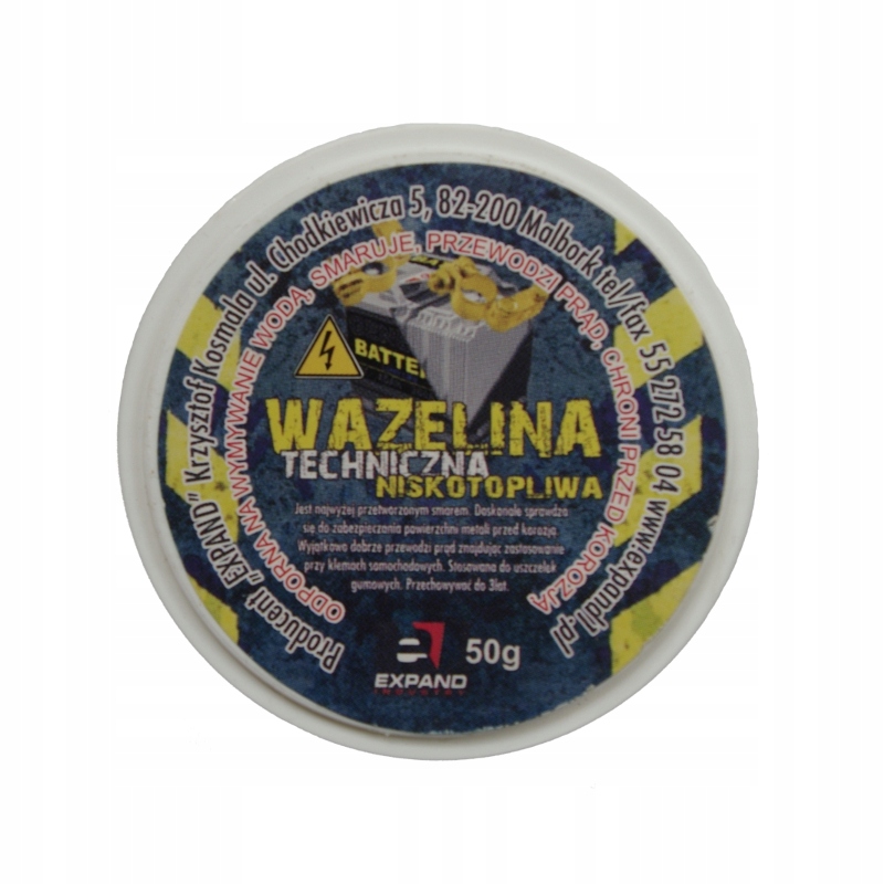 Wazelina techniczna niskotopliwa pudełko 50g Box