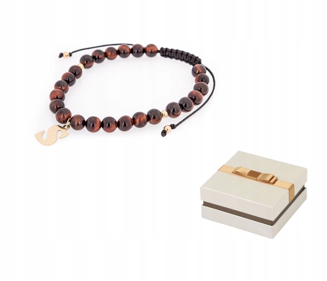 Zlato 585 Zlatý náramek Velké písmenko od A Z 14 karátů BZ45