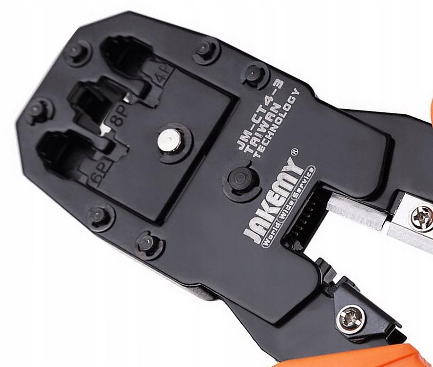 

Zaciskarka Wtyczek RJ45 RJ12 RJ11 RJ9 JM-CT4-3 Sci