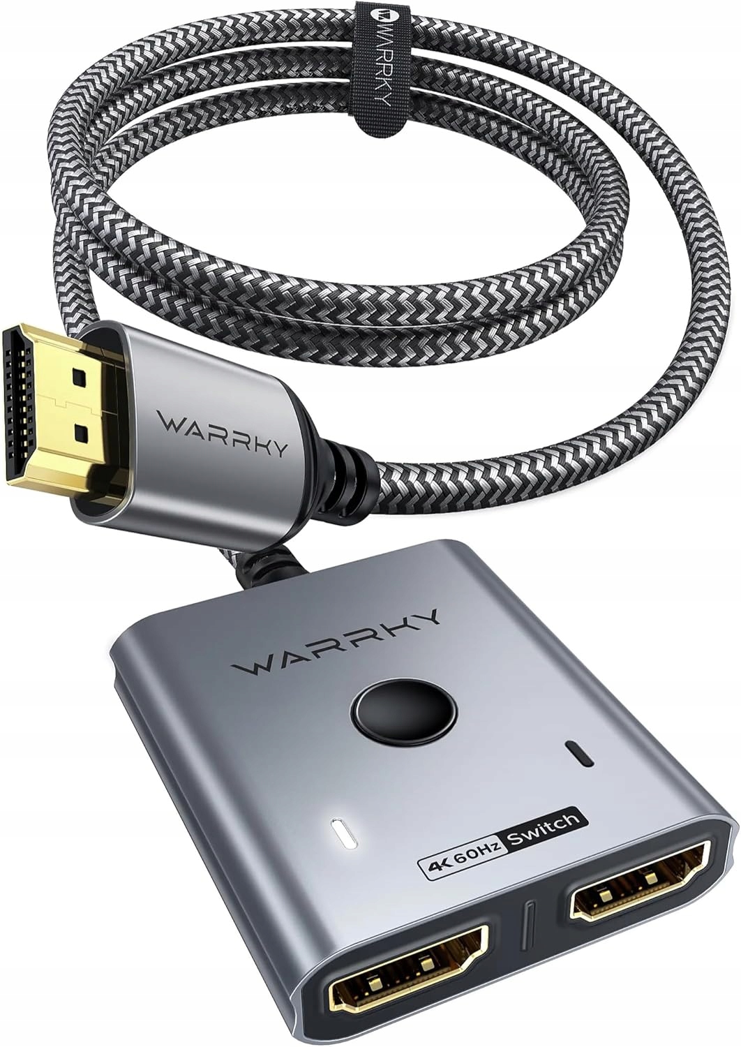 Warrky Przełącznik Hdmi 4K Wideo Hdcp 2.2 Hdr 60Hz 2 w 1