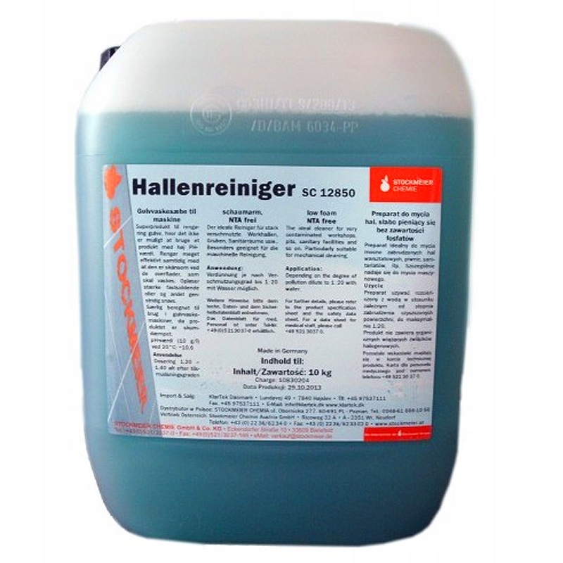 

Hallenreiniger 10L Płyn Do Maszyna Czyszcząca