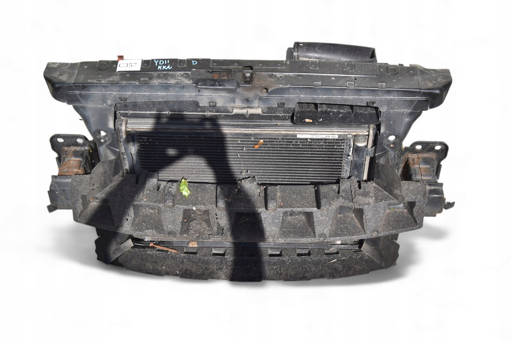 support panel for radiators radiator SKODA YETI and 2.0 TDI 110KM CFH Manual