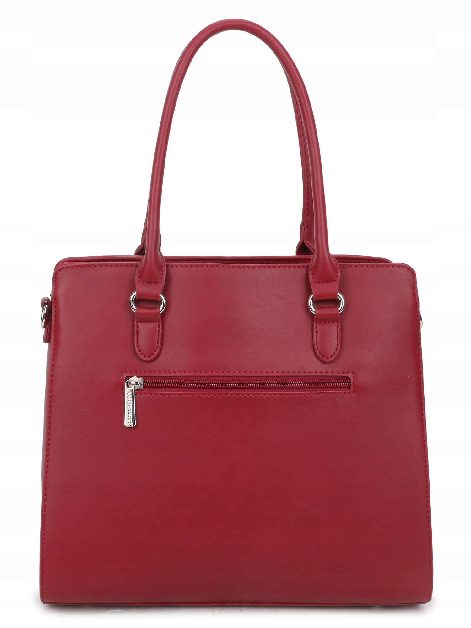 Женская бордовая сумка LUIGISANTO вместительная сумка Mark Luigisanto