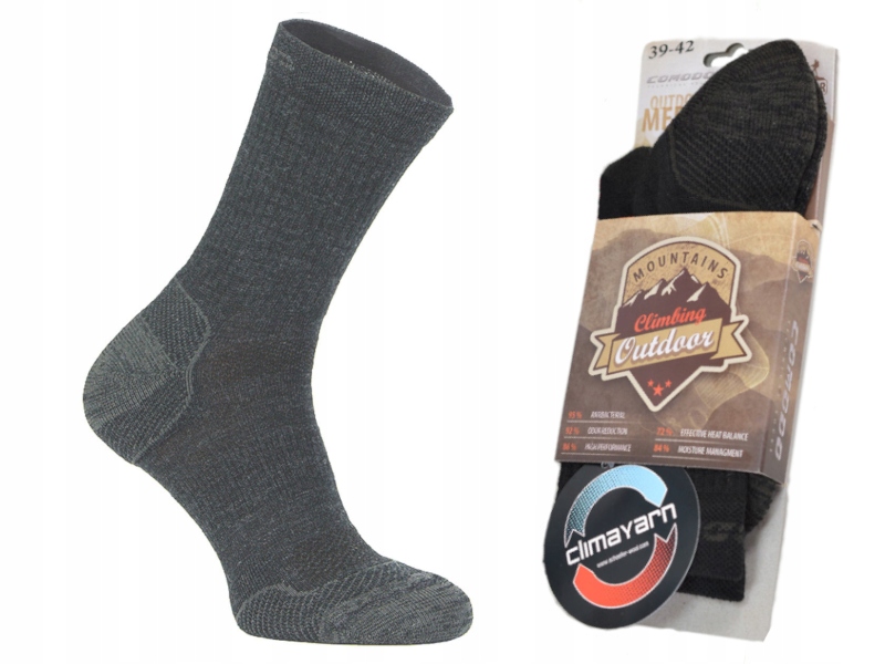 

Comodo TR7 Trekkingowe Wełna Merino ciepłe 35-38sz