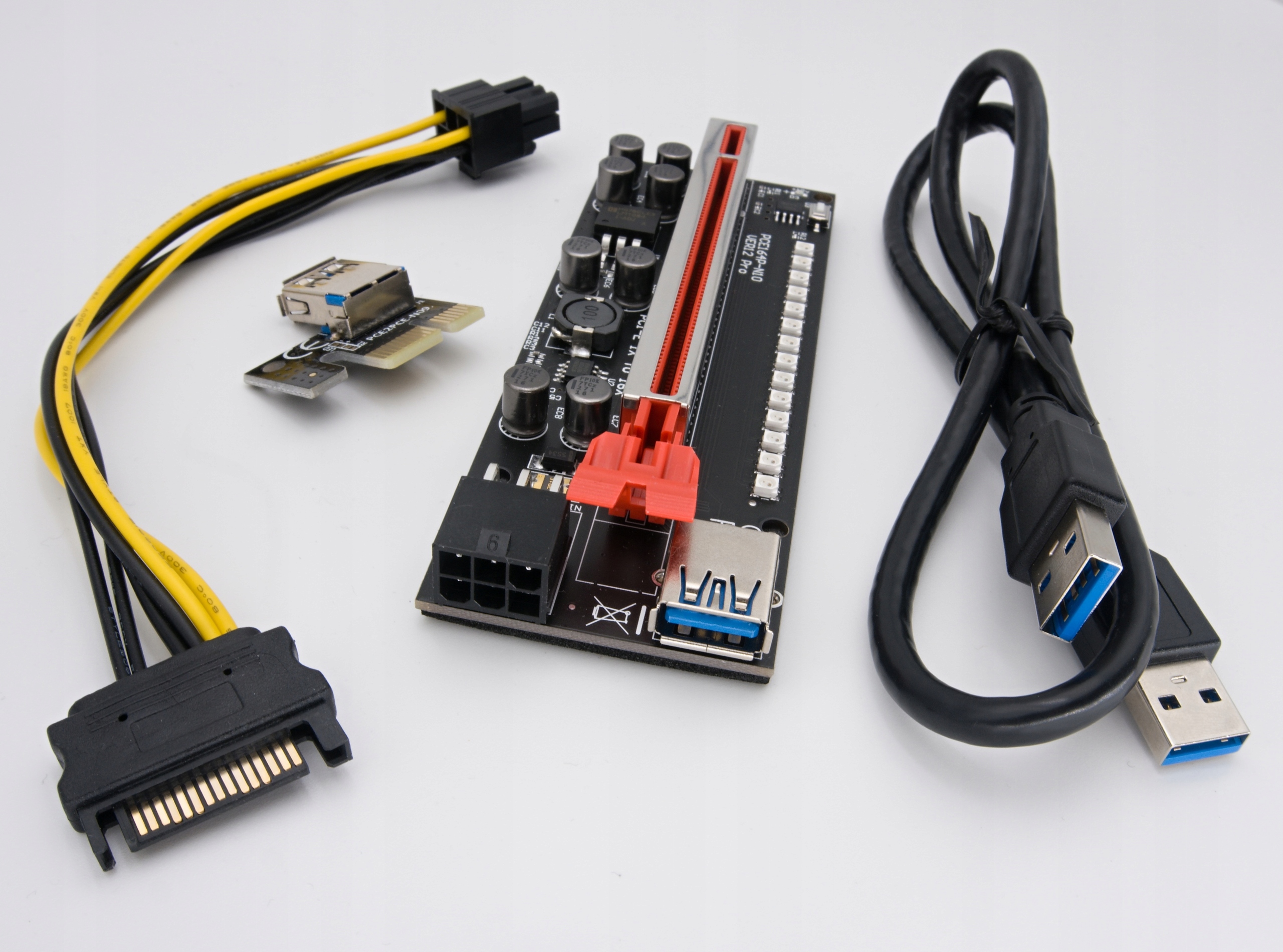 Riser 012 PRO PCI-E 1x-16x USB3.0 009S 010S 011 Rodzaj adapter