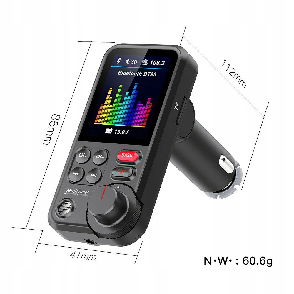 Transmiter FM BLOW Bluetooth5.0+QC3.0 Marka Blow