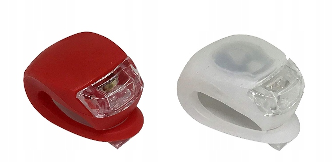 Zestw świateł rowerowych Led 2 sztuki