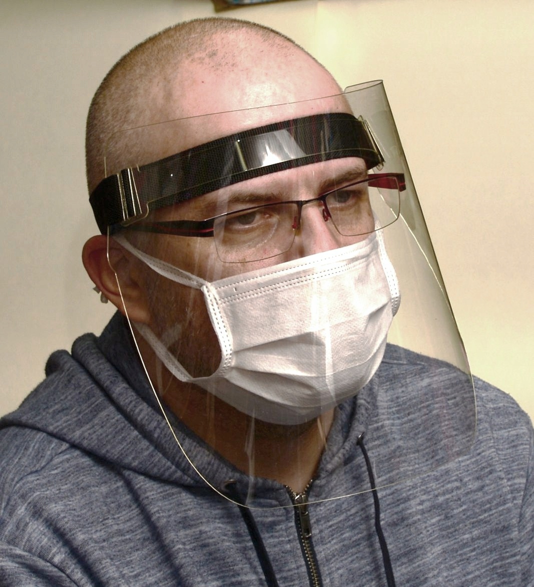 MASKA NA TWARZ TWARZY PRZYŁBICA OSŁONA Marka bez marki