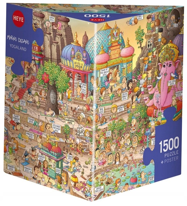 Puzzle 1500 W Krainie Jogi (puzzle+plakat)