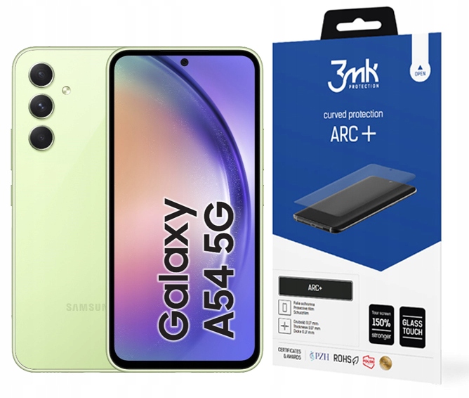 

3MK Arc+ Folia Fullscreen do Samsung Galaxy A54 5G