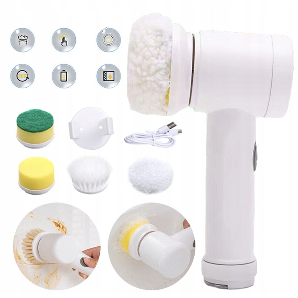 Levně 10 x 6 V 1 Elektrický Kartáč Na Čištění Rotačních Mopů