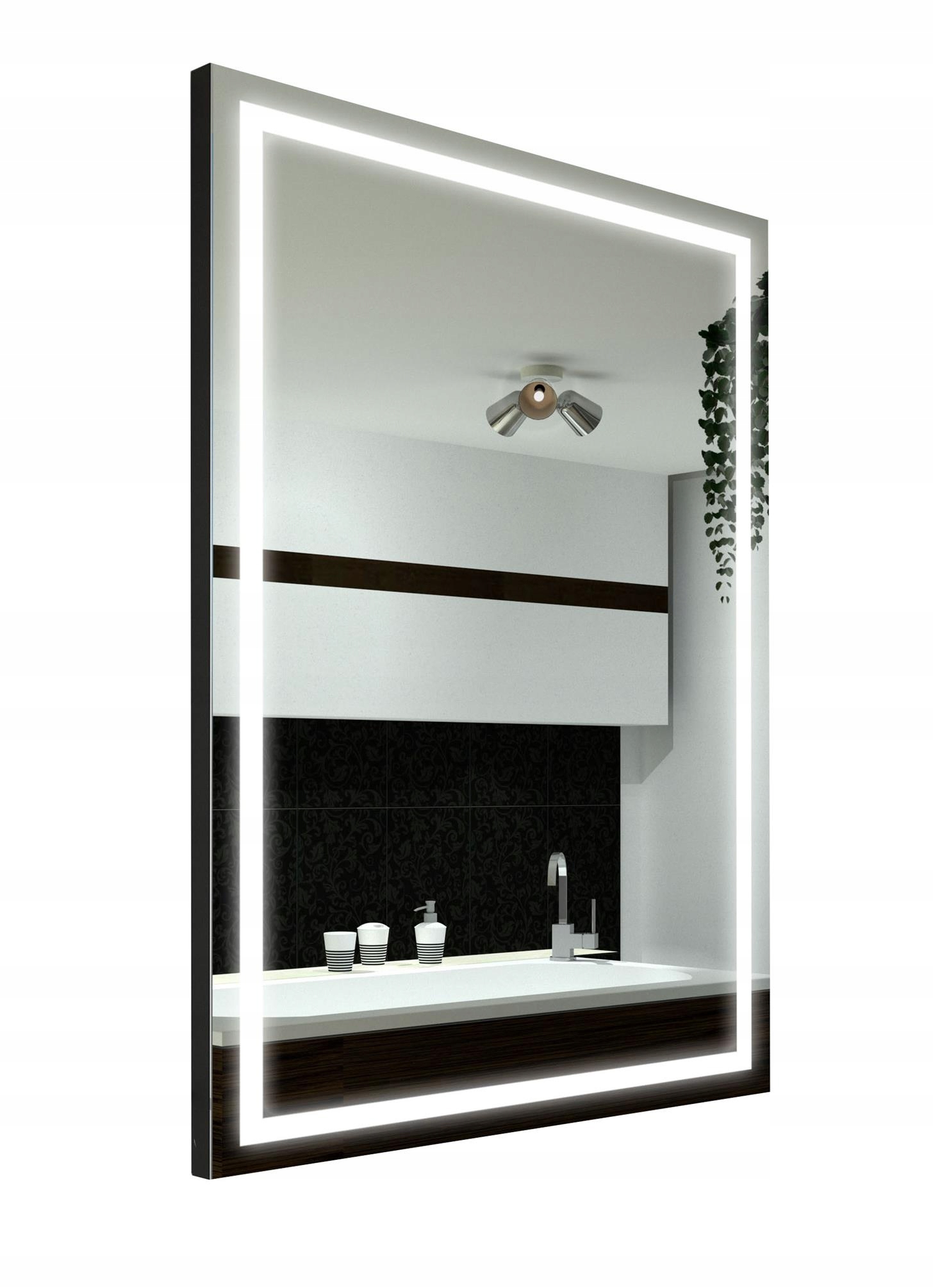 Led zrkadlo Atlanta s krytom 70x80 cm