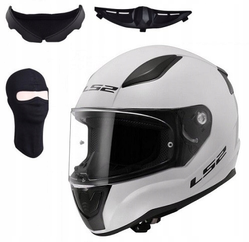 Integrálna motocyklová prilba LS2 FF353 Rapid II Solid White biela L Zadarmo
