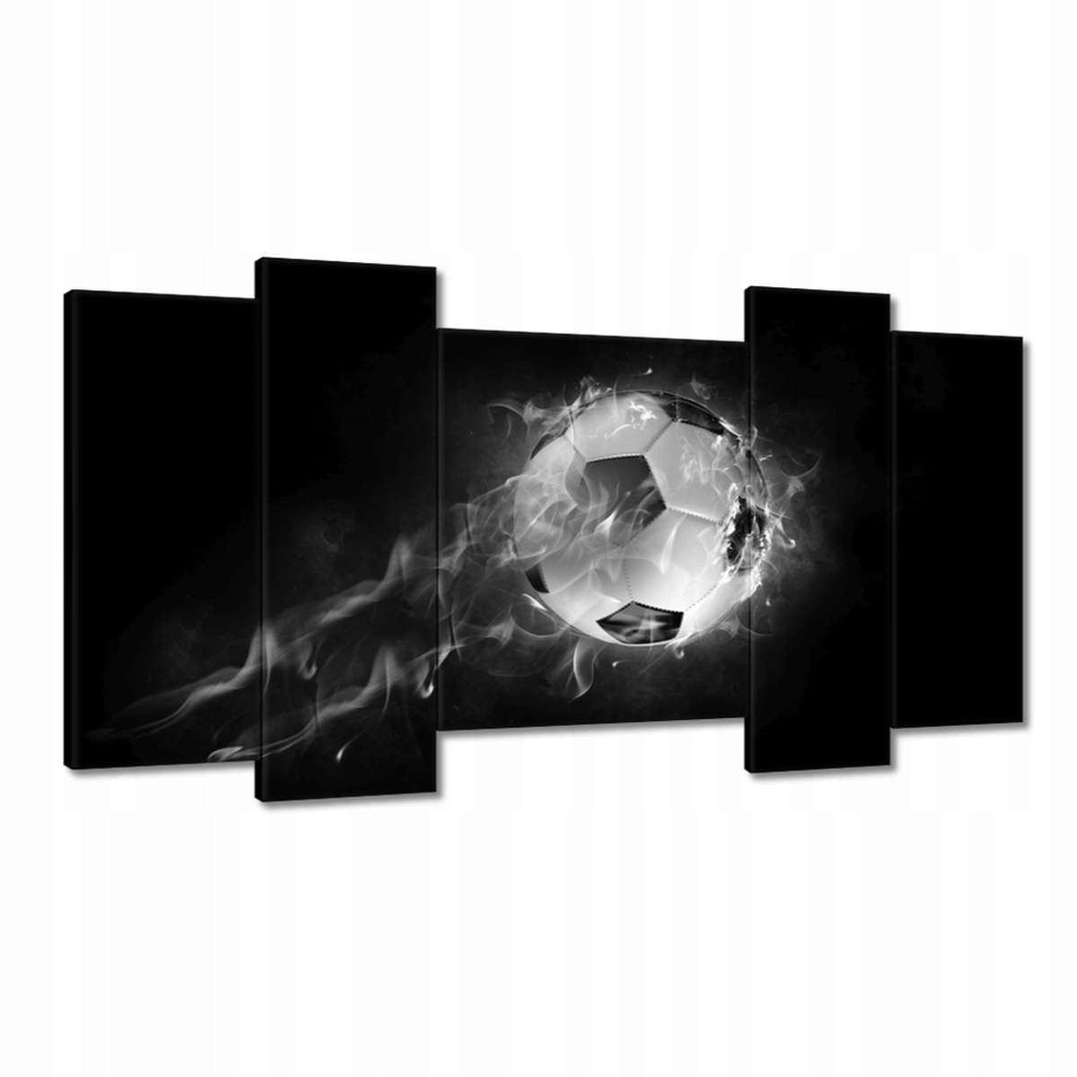 Obrazy 120x65 Fotbal Oheň
