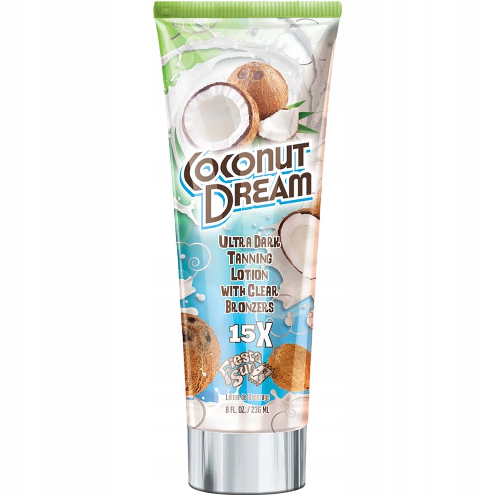 Fiesta Sun Coconut 15x velmi tmavý bronzující balzám na opalování v soláriu