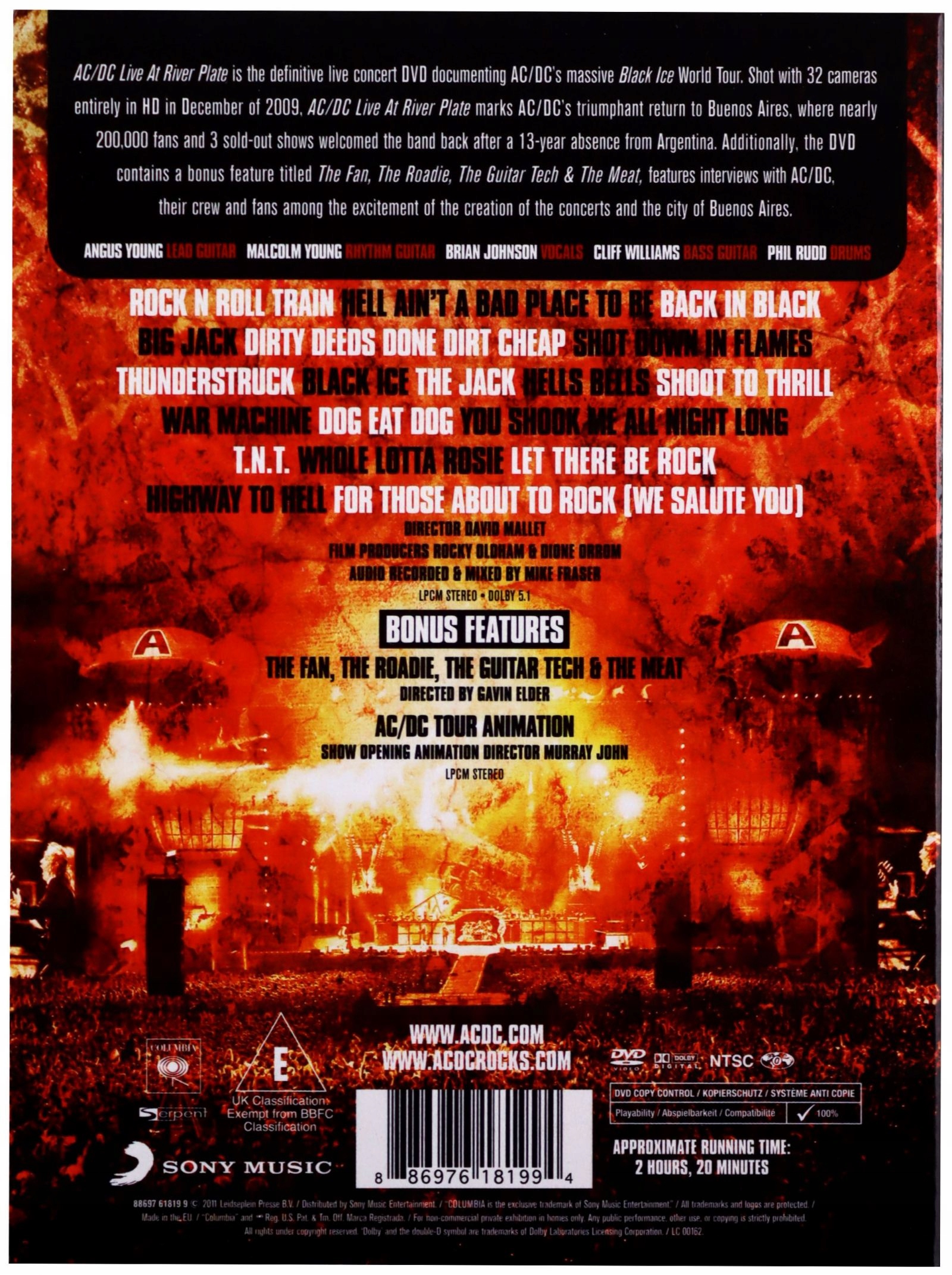 AC/DC: LIVE AT RIVER PLATE (digipack) [DVD] Rok wydania 2011