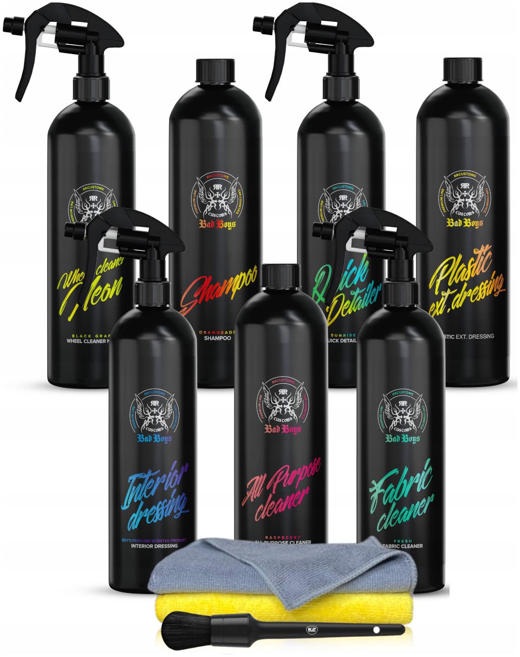 RR Customs RRC Bad Boys Mega Zestaw Kosmetyków Do Auta Detailing Prezent