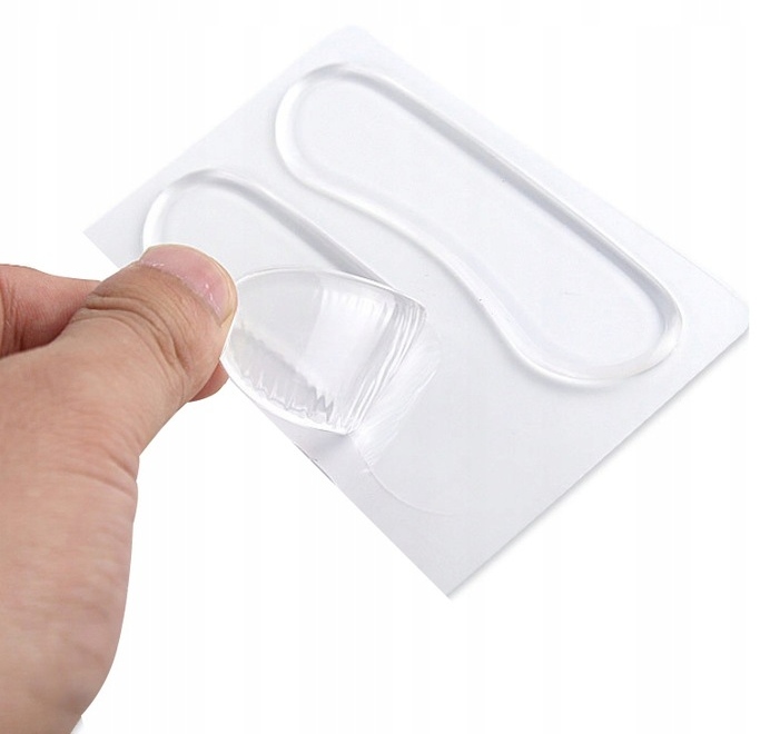 ZAPIĘTKI ŻELOWE SILIKONOWE DO BUTÓW PRZEZROCZYSTE NA OBTARCIA PIĘTY