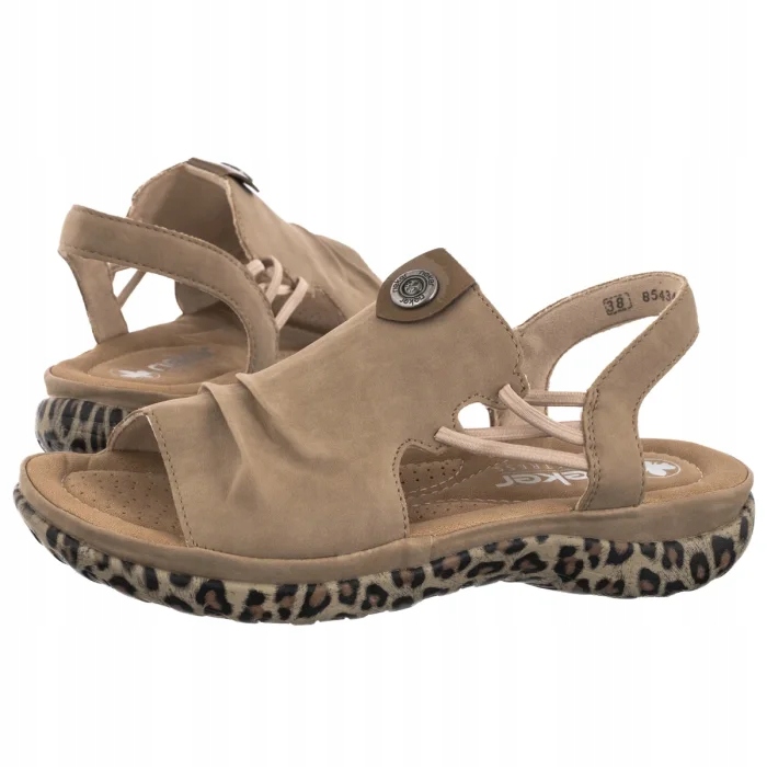 Dámské sandály Rieker Hnědé 64871-20 Brown