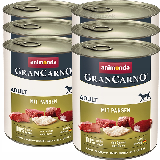 Levně Animonda Pies GranCarno Adult Set 6x800 g Žvýkačka